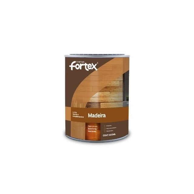 Verniz Sintético Marítimo Incolor Brilhante 900ml - FORTEX