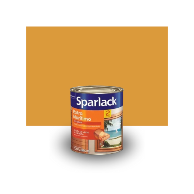 Verniz Sparlack Extra Marítimo Brilhante Mogno 900ml - Coral Verniz Sparlack Extra Marítimo Brilhante Mogno 900ml - Coral