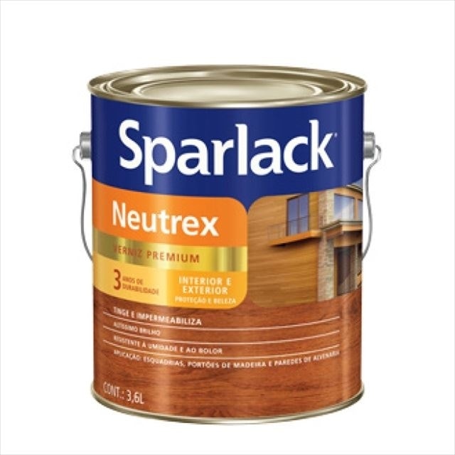 Verniz Sparlack Neutrex Brilhante Mogno 3,6L - Coral