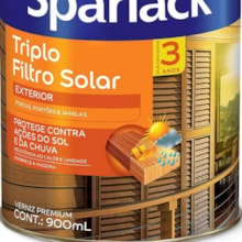 Verniz Sparlack Triplo Filtro Solar Acetinado Natural 900ml - CORAL