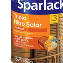 Verniz Sparlack Triplo Filtro Solar Brilhante Mogno 900ml - CORAL