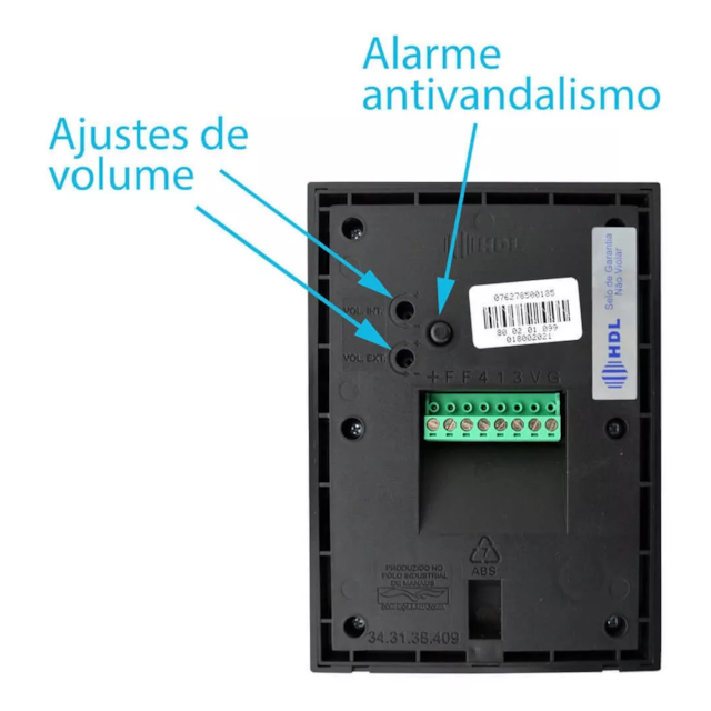 Video Porteiro Sense Graphil - HDL Video Porteiro Sense Graphil - HDL