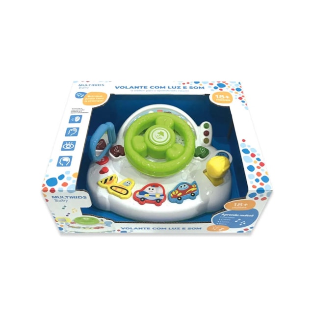 Volante Com Luz E Som - Multikids - BR1246 - Multilaser