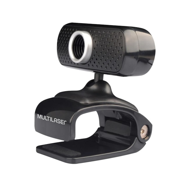 Webcam Multilaser 480p, USB, com Microfone Integrado e Sensor CMOS - WC051