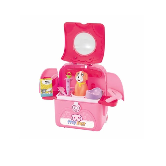 Workshop Jr. Mochila Pet Shop com Acessórios Multikids Cachorro