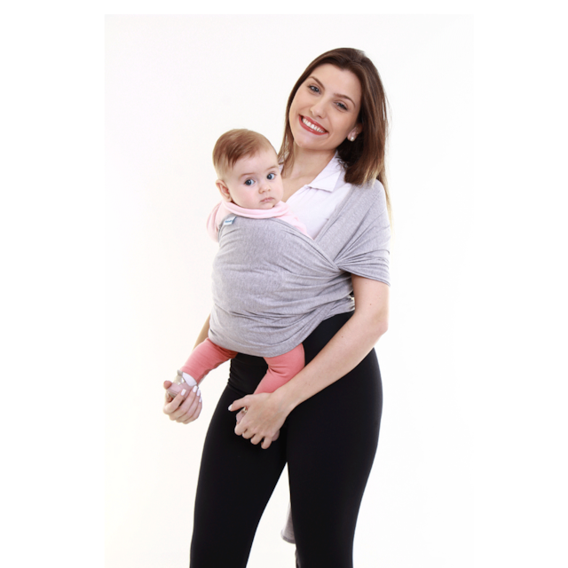 Wrap Sling Canguru Kababy Cor:Cinza