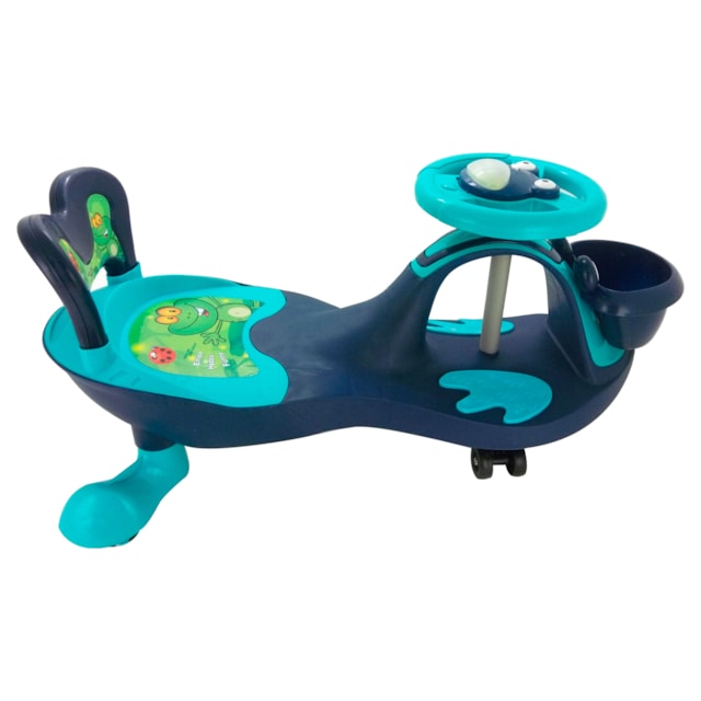 Zippy Car Zippy Toys Azul com Animais